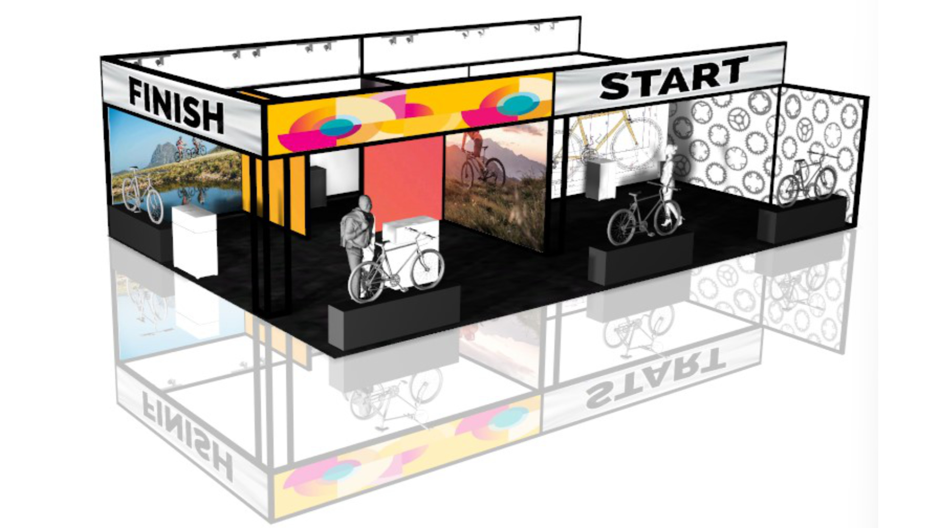 Premium exhibition stand