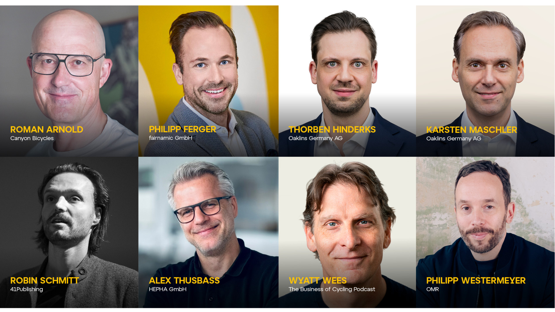 Speakers at the EUROBIKE Leaders Night