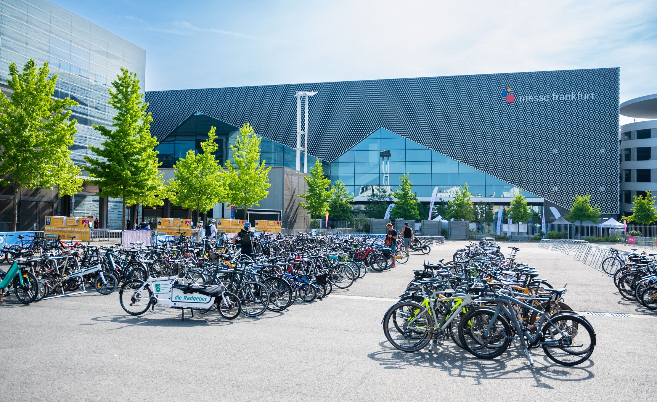 Messe Frankfurt: Fahrradparkplatz