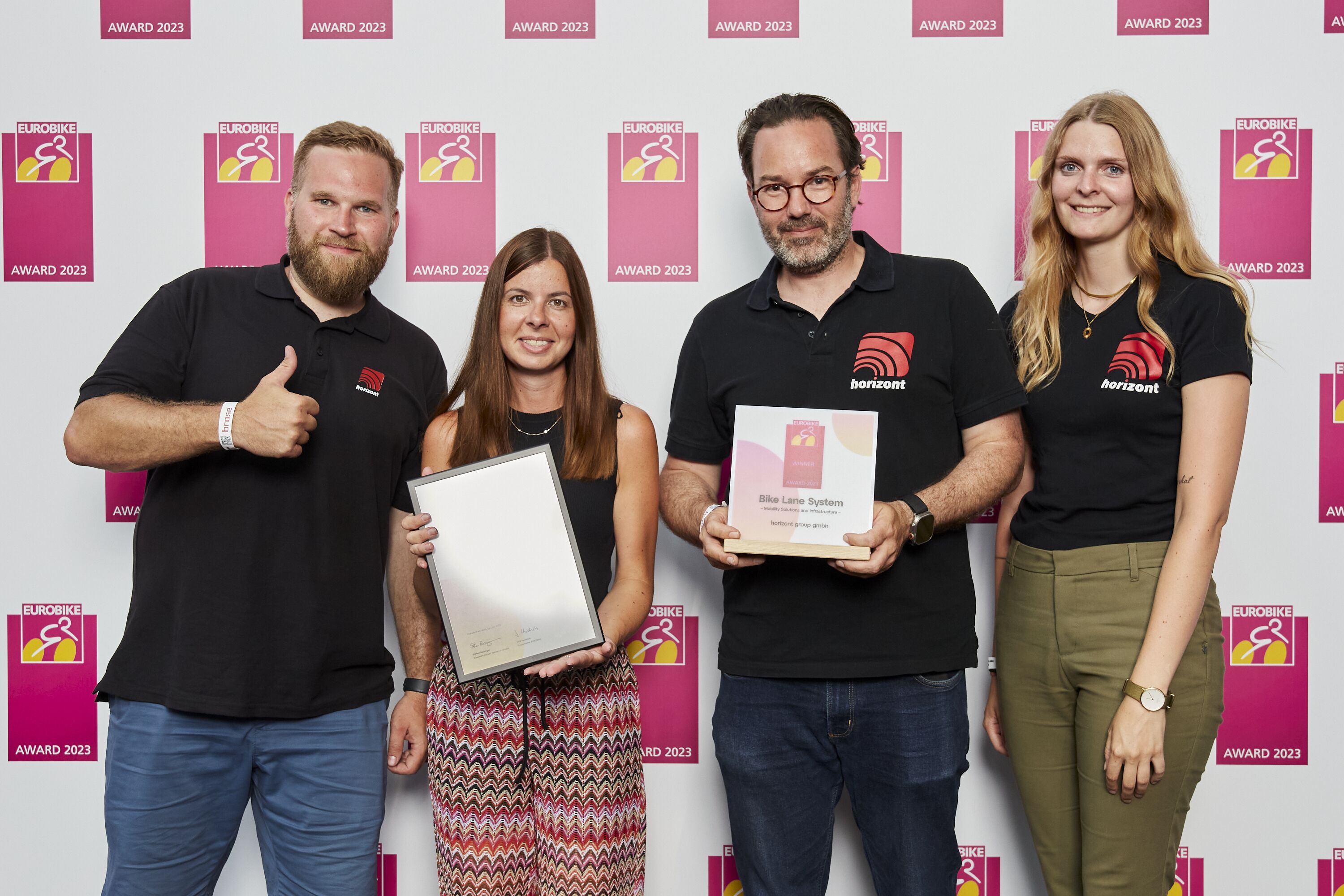 Gewinner Award: Horizont Group; Bike Lane System