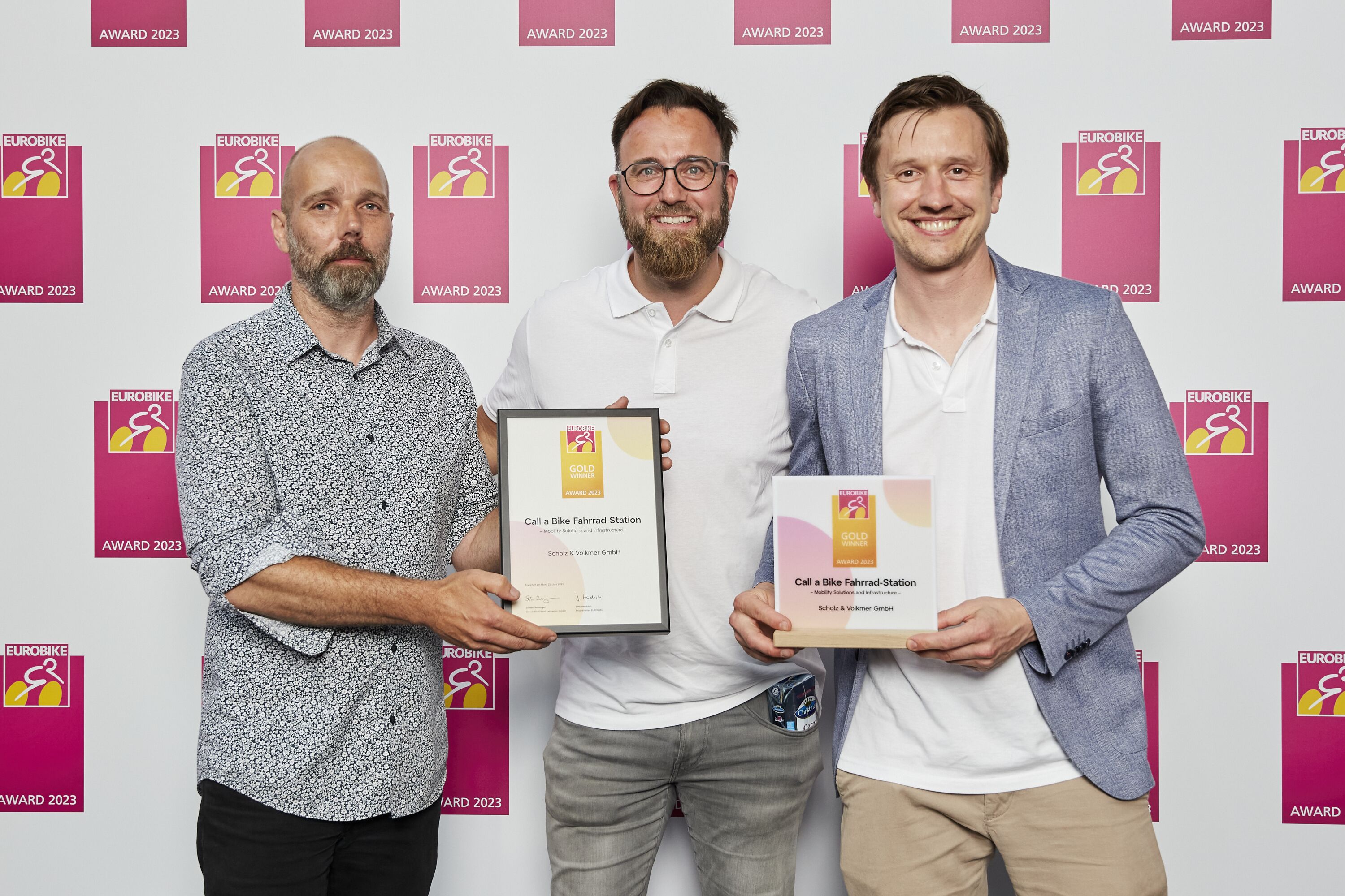 Gewinner Gold Award: Scholz & Volkmer; Call a Bike Fahrrad-Station