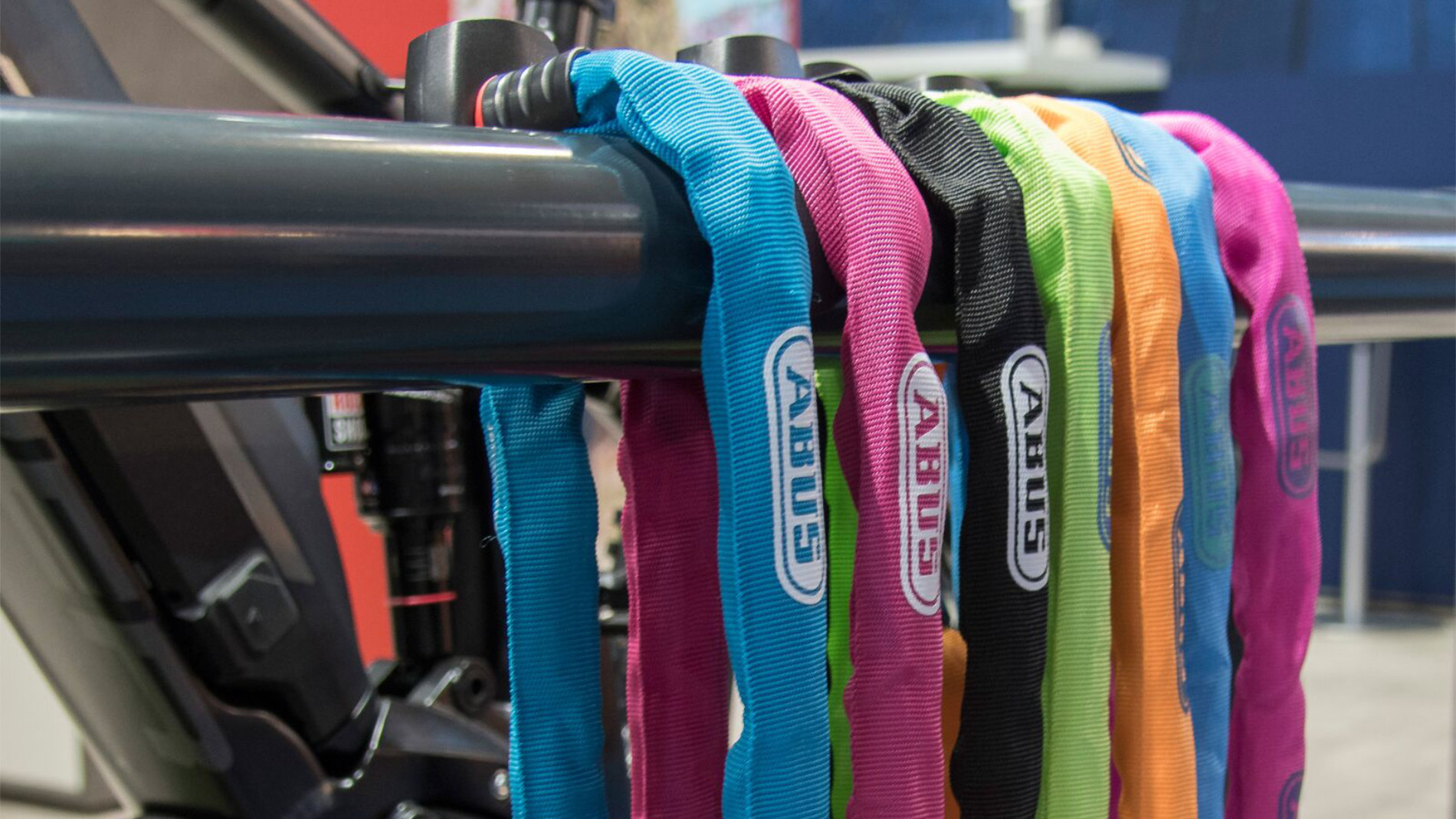 Fahrradzubehör auf Fachmesse