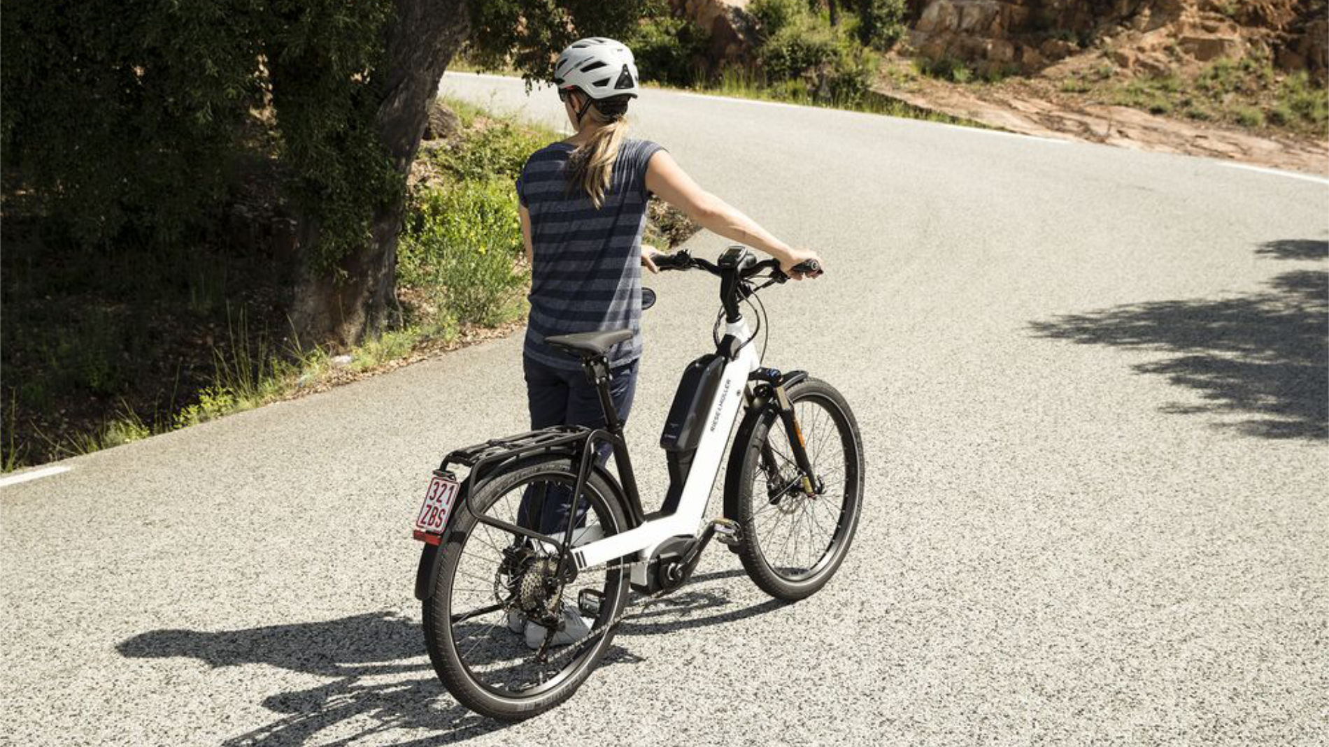 S-Pedelec auf kurviger Landstraße