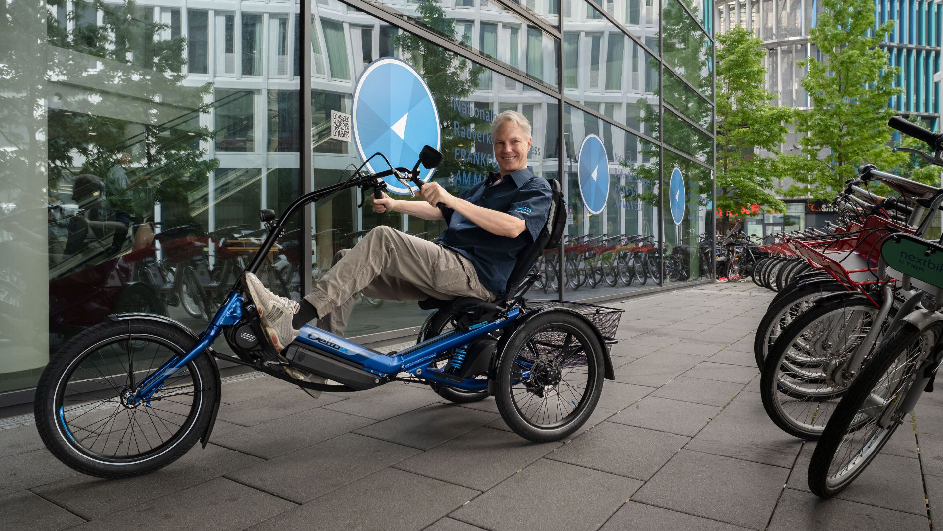 Liegedreirad für urbane Mobilität